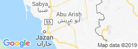 Abu `arish map